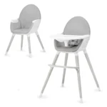 SCAUN DE MASA KINDERKRAFT FINI, 2 IN 1, GREY LEGS - imagine 6