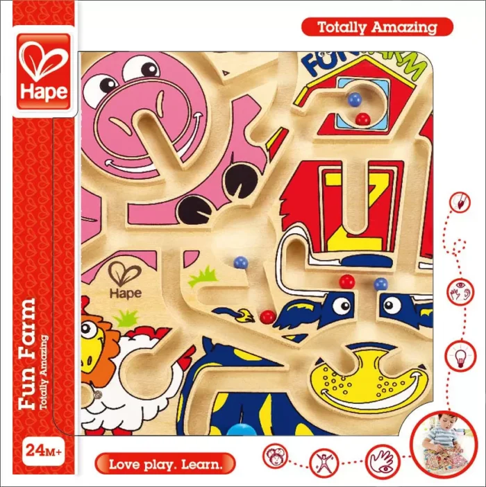 HAPE LABIRINT MAGNETIC FERMA DISTRACTIVA - imagine 3