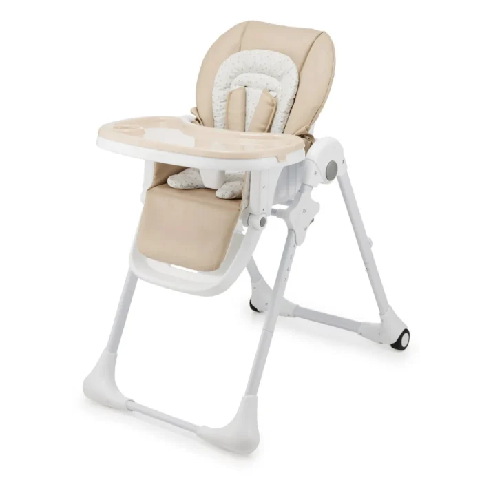 SCAUN DE MASA KINDERKRAFT TUMMIE, PLIABIL, BEIGE - imagine 6