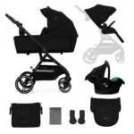 CARUCIOR KINDERKRAFT YOXI 3IN1 (MINK PRO) PURE BLACK - imagine 6