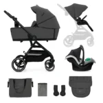CARUCIOR KINDERKRAFT YOXI 3IN1 (MINK PRO) MOON GREY - imagine 6