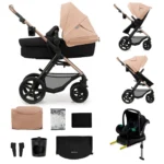 CARUCIOR MULTIFUNCTIONAL KINDERKRAFT MOOV 2 EVA 4IN1 SAND BEIGE - imagine 6