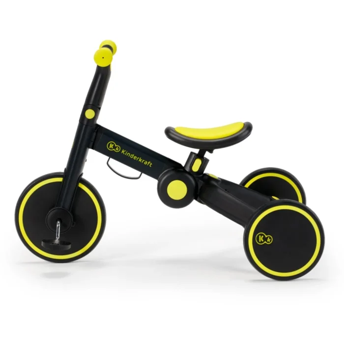 BICICLETA DE ECHILIBRU / TRICICLETA KINDERKRAFT 4TRIKE, BLACK VOLT - imagine 6