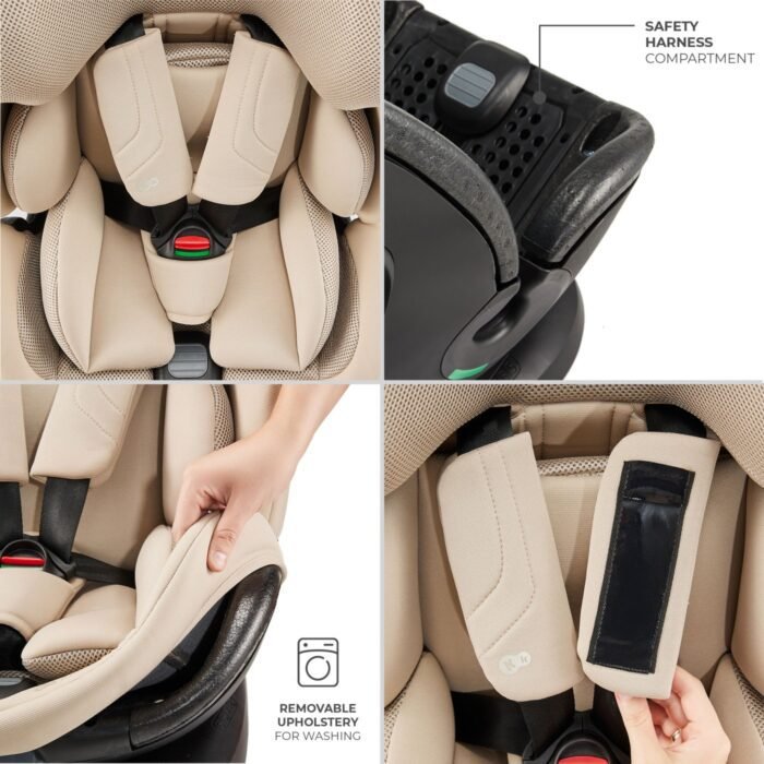 SCAUN AUTO KINDERKRAFT XPEDITION 3 I-SIZE 40-150 CM, BEIGE - imagine 2