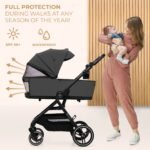 CARUCIOR KINDERKRAFT YOXI 3IN1 (MINK PRO) MOON GREY - imagine 2