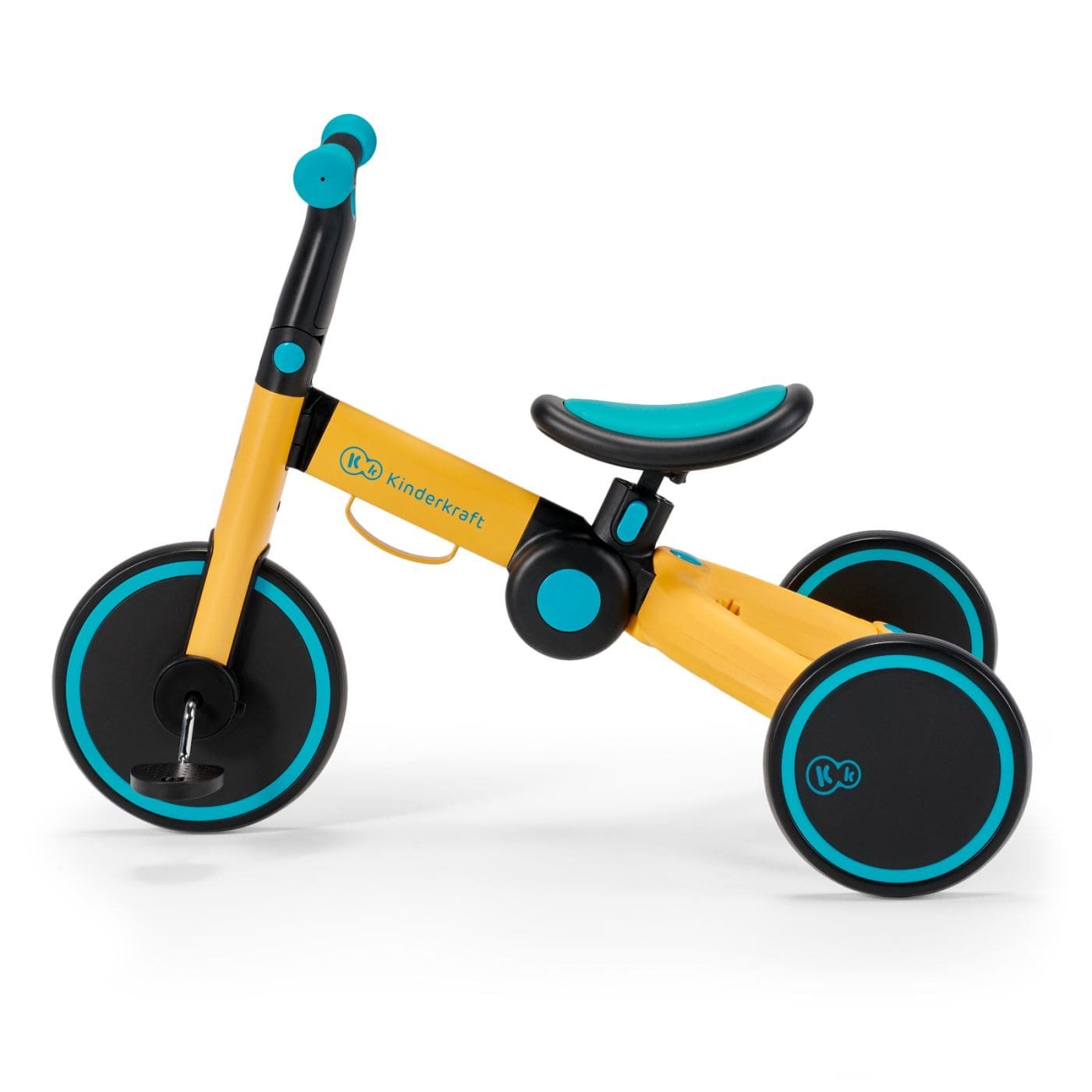 10_KR4TRI00YEL0000 BICICLETA DE ECHILIBRU / TRICICLETA KINDERKRAFT 4TRIKE, PRIMROSE YELLOW - imagine 1