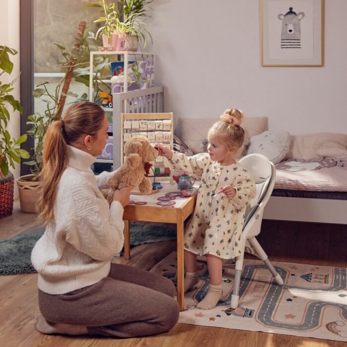 SCAUN DE MASA KINDERKRAFT DINNLY, GREY - imagine 3