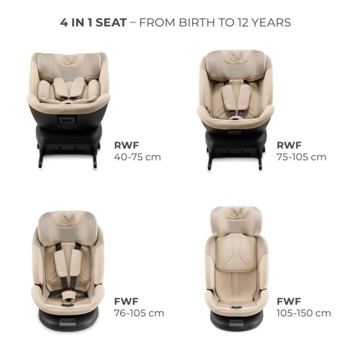 SCAUN AUTO KINDERKRAFT XPEDITION 3 I-SIZE 40-150 CM, BEIGE - imagine 3