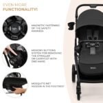 CARUCIOR KINDERKRAFT YOXI 3IN1 (MINK PRO) MOON GREY - imagine 3
