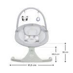 LEAGAN ELECTRIC KINDERKRAFT LULI, 2 IN 1, GREY - imagine 3
