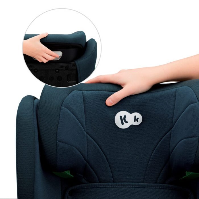 SCAUN AUTO KINDERKRAFT JUNIOR FIX2, I-SIZE 100-150 CM, HARBOR BLUE - imagine 4