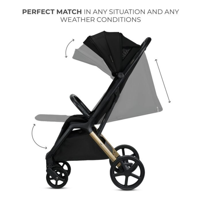 CARUCIOR SPORT KINDERKRAFT LOOM, 0-22 KG, INK BLACK - imagine 3