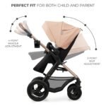 CARUCIOR MULTIFUNCTIONAL KINDERKRAFT MOOV 2 AIR 4IN1 SAND BEIGE - imagine 4