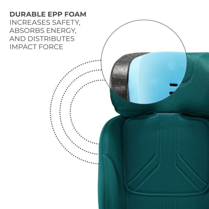 SCAUN AUTO KINDERKRAFT XRIDER 2 I-SIZE 40-150 CM GREEN - imagine 4