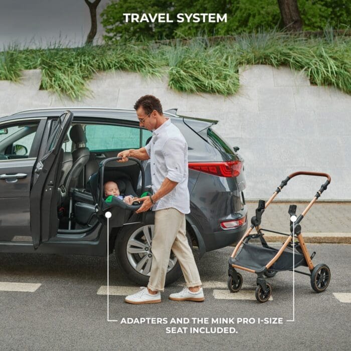 CARUCIOR KINDERKRAFT ESME, 3 IN 1, PURE BLACK - imagine 4