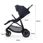 CARUCIOR KINDERKRAFT ALL ROAD, IMPERIAL BLUE - imagine 4