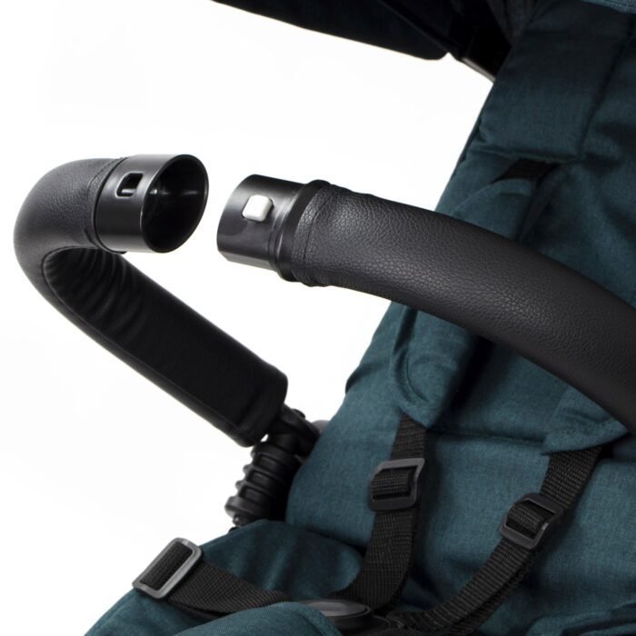 TRICICLETA KINDERKRAFT EASYTWIST, MIDNIGHT GREEN - imagine 4