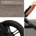 CARUCIOR KINDERKRAFT ESME, 3 IN 1, SAND BEIGE - imagine 5