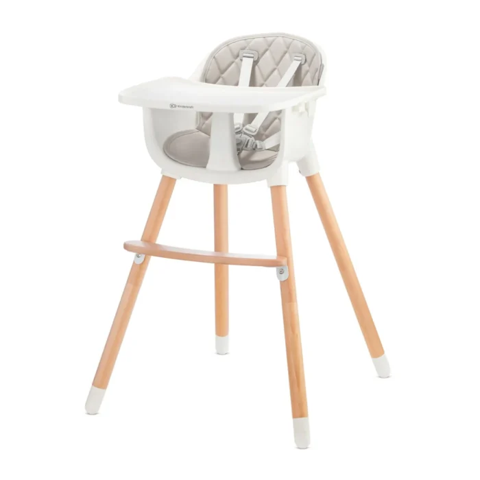 SCAUN DE MASA KINDERKRAFT SIENNA, 2 IN 1, GREY - imagine 7
