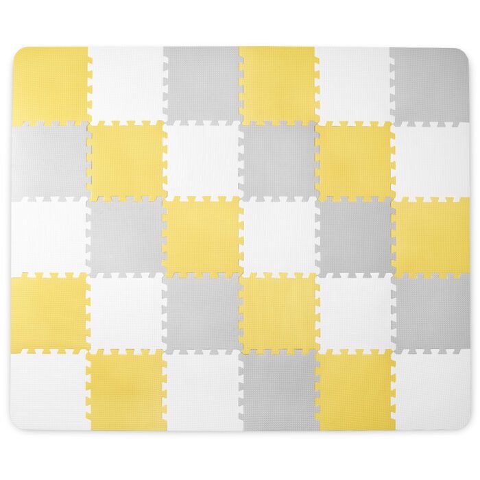 SALTEA DE JOACA KINDERKRAFT LUNO, SPUMA, YELLOW - imagine 3