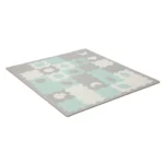 COVORAS DE JOACA KINDERKRAFT LUNO SHAPES, PUZZLE 3D, SPUMA, MINT - imagine 7
