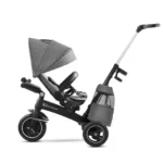 TRICICLETA KINDERKRAFT EASYTWIST, PLATINUM GREY - imagine 7