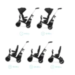 TRICICLETA KINDERKRAFT EASYTWIST, BLACK - imagine 7