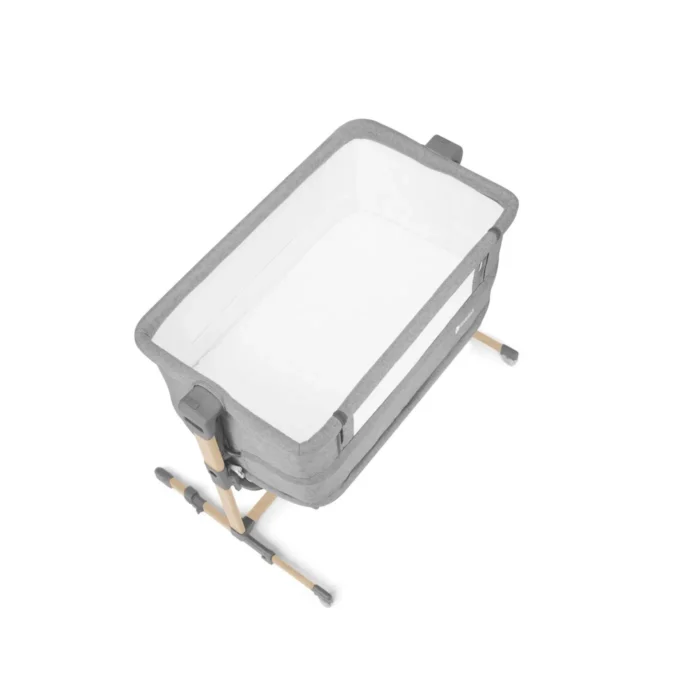 PATUT BEBE, KINDERKRAFT NESTE GROW, GRI DESCHIS LEMN - imagine 6