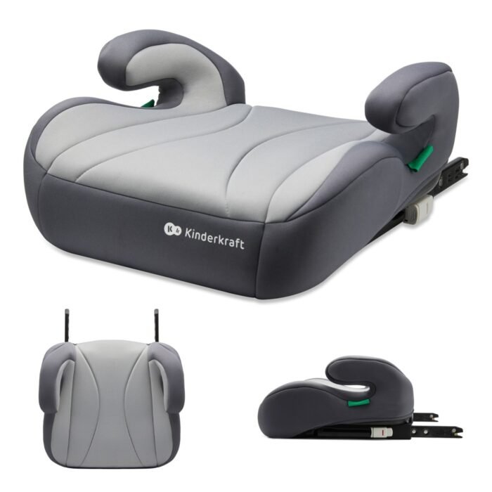 INALTATOR AUTO KINDERKRAFT BOOST, I-SIZE 135-150 CM, GREY - imagine 2
