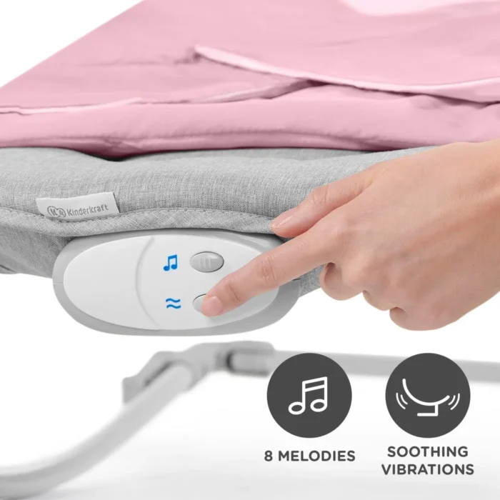 2 SEZLONG 3 IN 1, KINDERKRAFT FELIO 2, PEONY ROSE - imagine 7