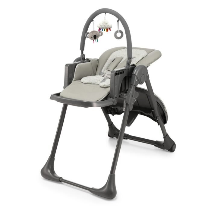 SCAUN DE MASA KINDERKRAFT TUMMIE, PLIABIL, GREY - imagine 2