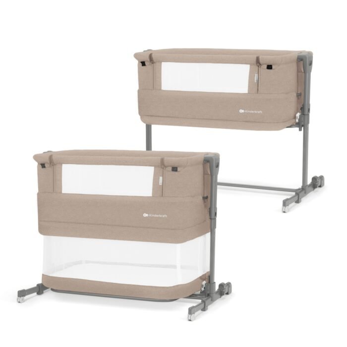 PATUT CO-SLEEPER KINDERKRAFT NESTE GROW, BEJ - imagine 2
