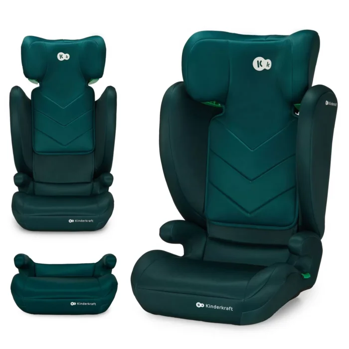 SCAUN AUTO KINDERKRAFT I-SPARK, I-SIZE 100-150 CM, GREEN - imagine 7