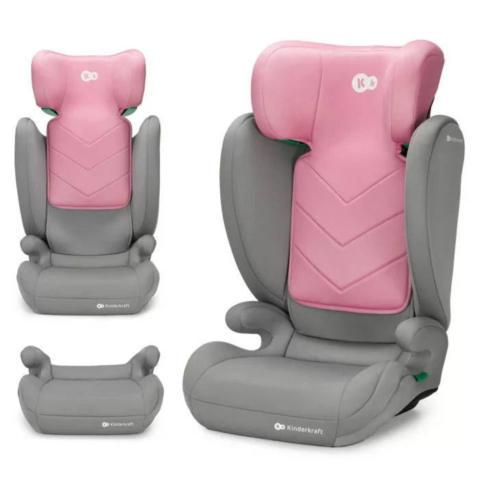 SCAUN AUTO KINDERKRAFT I-SPARK, I-SIZE 100-150 CM, PINK - imagine 7