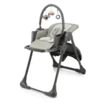 SCAUN DE MASA KINDERKRAFT TUMMIE, PLIABIL, GREY - imagine 7