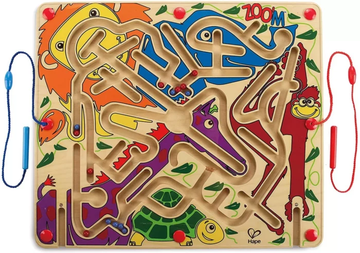 HAPE LABIRINT MAGNETIC ZOO'M - DISTRACTIE LA DUBLU - imagine 5