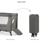 PATUT TRAVEL KINDERKRAFT JOY2, FARA ACCESORII, DARK GREY - imagine 7