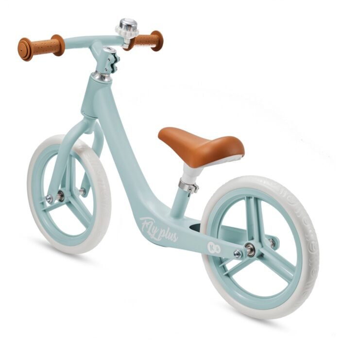 BICICLETA DE ECHILIBRU KINDERKRAFT FLY PLUS, BABY BLUE - imagine 3
