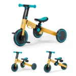 BICICLETA DE ECHILIBRU / TRICICLETA KINDERKRAFT 4TRIKE, PRIMROSE YELLOW - imagine 7