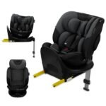 SCAUN AUTO KINDERKRAFT I-FIX, I-SIZE 40-150 CM, GRAPHITE BLACK - imagine 3