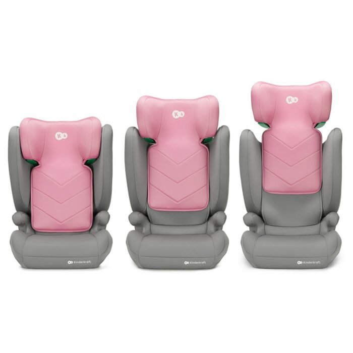 SCAUN AUTO KINDERKRAFT I-SPARK, I-SIZE 100-150 CM, PINK - imagine 4
