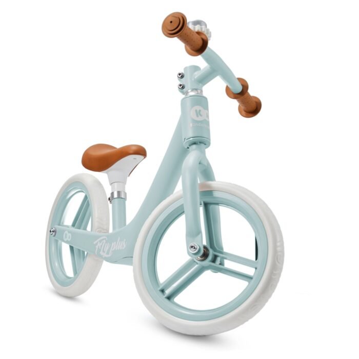 BICICLETA DE ECHILIBRU KINDERKRAFT FLY PLUS, BABY BLUE - imagine 4