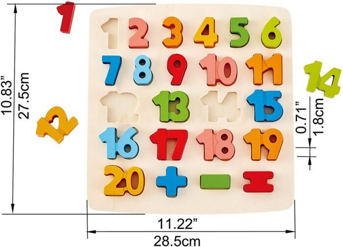 HAPE PUZZLE MATEMATICA CHUNKY - imagine 3