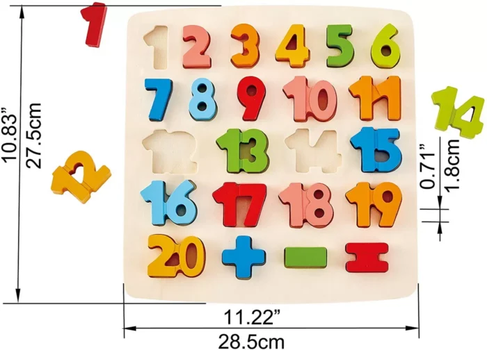 HAPE PUZZLE MATEMATICA CHUNKY - imagine 6