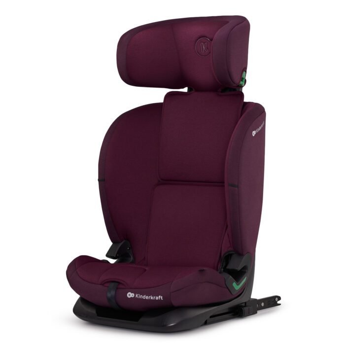 4 SCAUN AUTO I-SIZE, 76-150 CM, KINDERKRAFT ONETO 3, ISOFIX, CHERRY PEARL - imagine 3