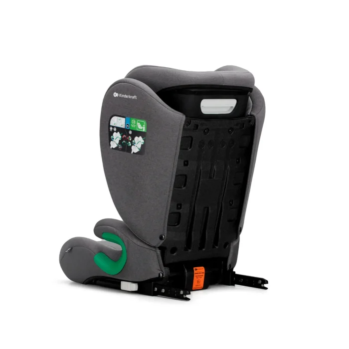 4 SCAUN AUTO KINDERKRAFT JUNIOR FIX2, I-SIZE 100-150 CM, ROCKET GREY - imagine 8