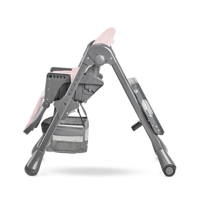 SCAUN DE MASA KINDERKRAFT TASTEE, PLIABIL, ROSE - imagine 3