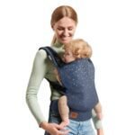 MARSUPIU ERGONOMIC KINDERKRAFT NINO, PANA LA 20 KG, CONFETTI DENIM - imagine 3