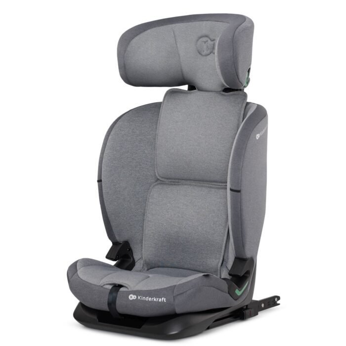 SCAUN AUTO I-SIZE, 76-150 CM, KINDERKRAFT ONETO 3, ISOFIX, COOL GREY - imagine 3