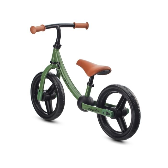 BICICLETA FARA PEDALE, KINDERKRAFT - 2WAY NEXT, PORTOCALIU, 12INCH, LIGHT GREEN - imagine 3